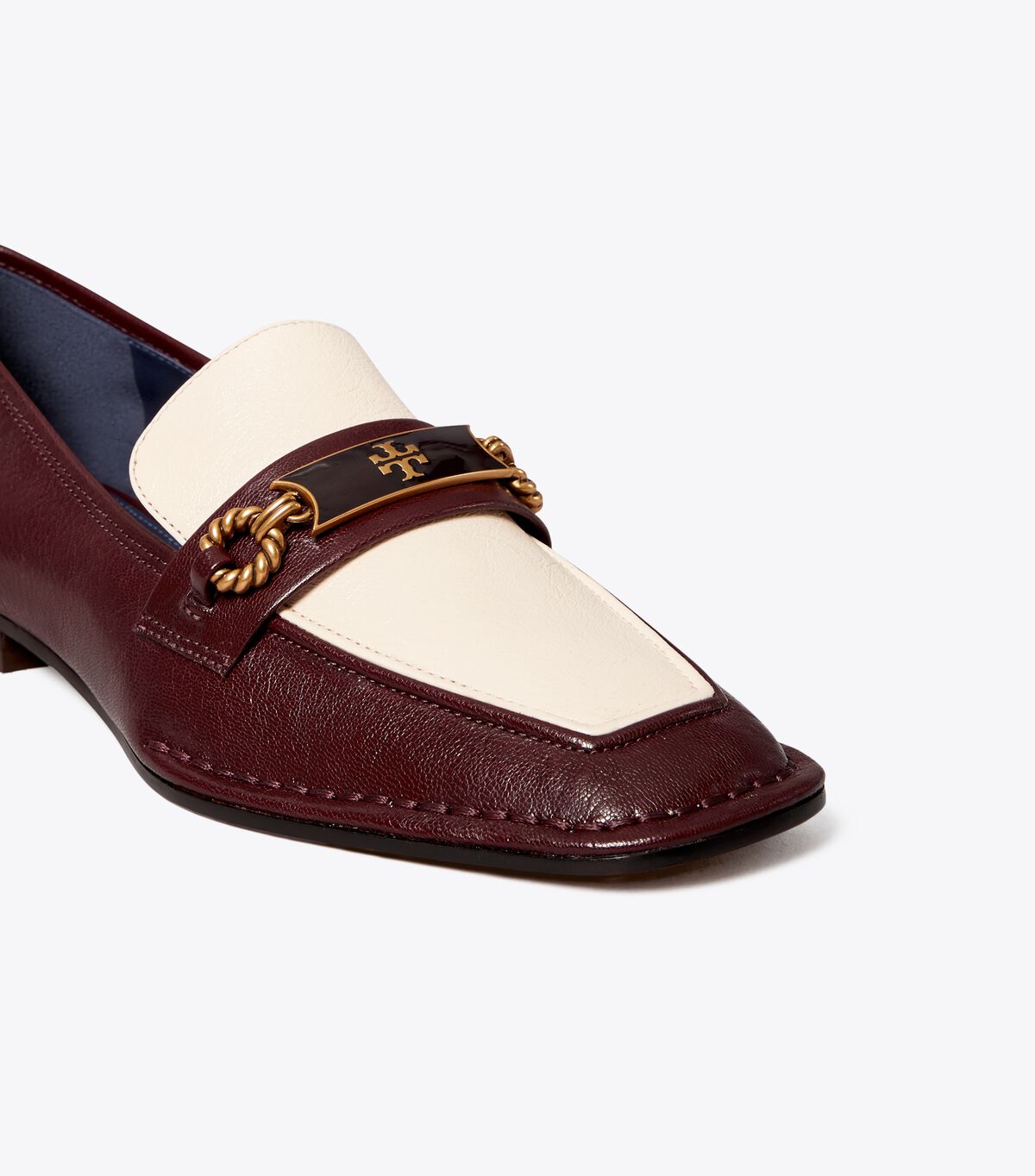 Purple / Cream Tory Burch Perrine Women's Loafers | OUTLET-92703589