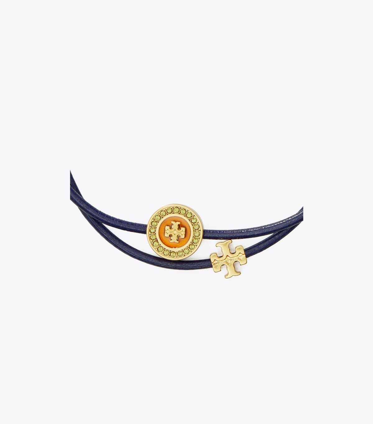 Purple Multicolor Tory Burch Kira Enamel Pavé Slider Women's Bracelet | OUTLET-93207549