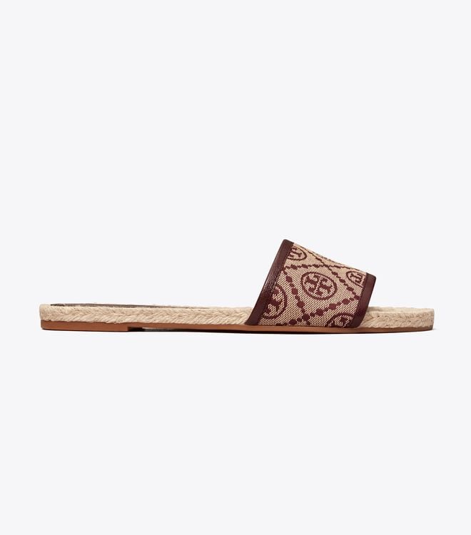 Purple Tory Burch T Monogram Women\'s Espadrille | OUTLET-28374659