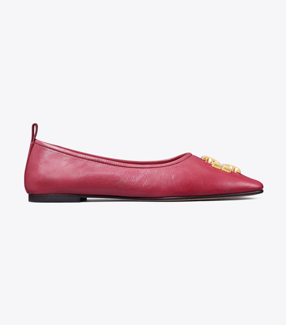 Red Tory Burch Eleanor Women's Ballet Flats | OUTLET-25031489