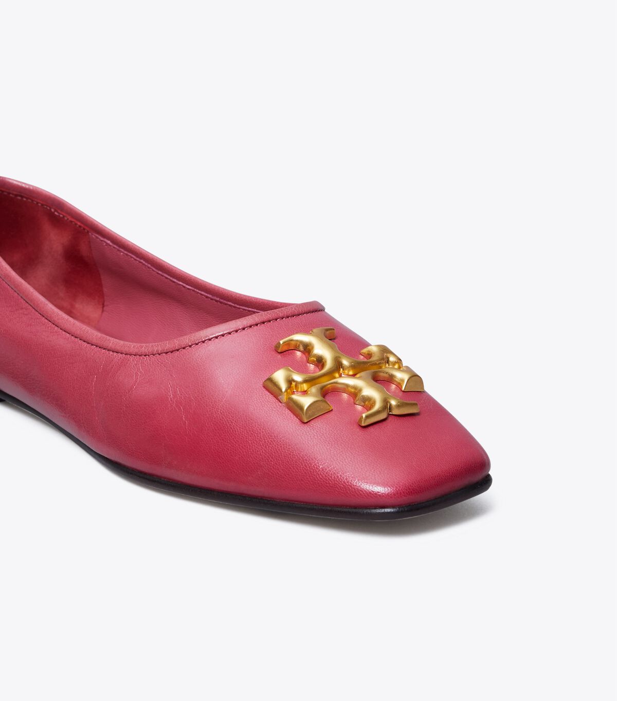 Red Tory Burch Eleanor Women's Ballet Flats | OUTLET-25031489