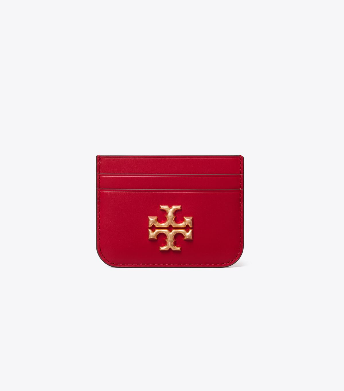 Red Tory Burch Eleanor Women's Card Case | OUTLET-54209169