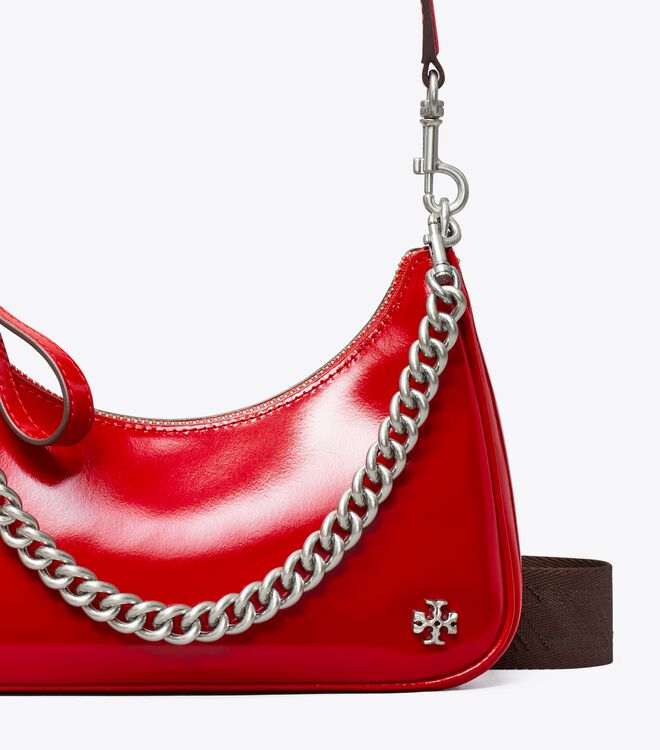 Red Tory Burch Small 151 Mercer Spazzolato Women's Mini Bag | OUTLET-61534909