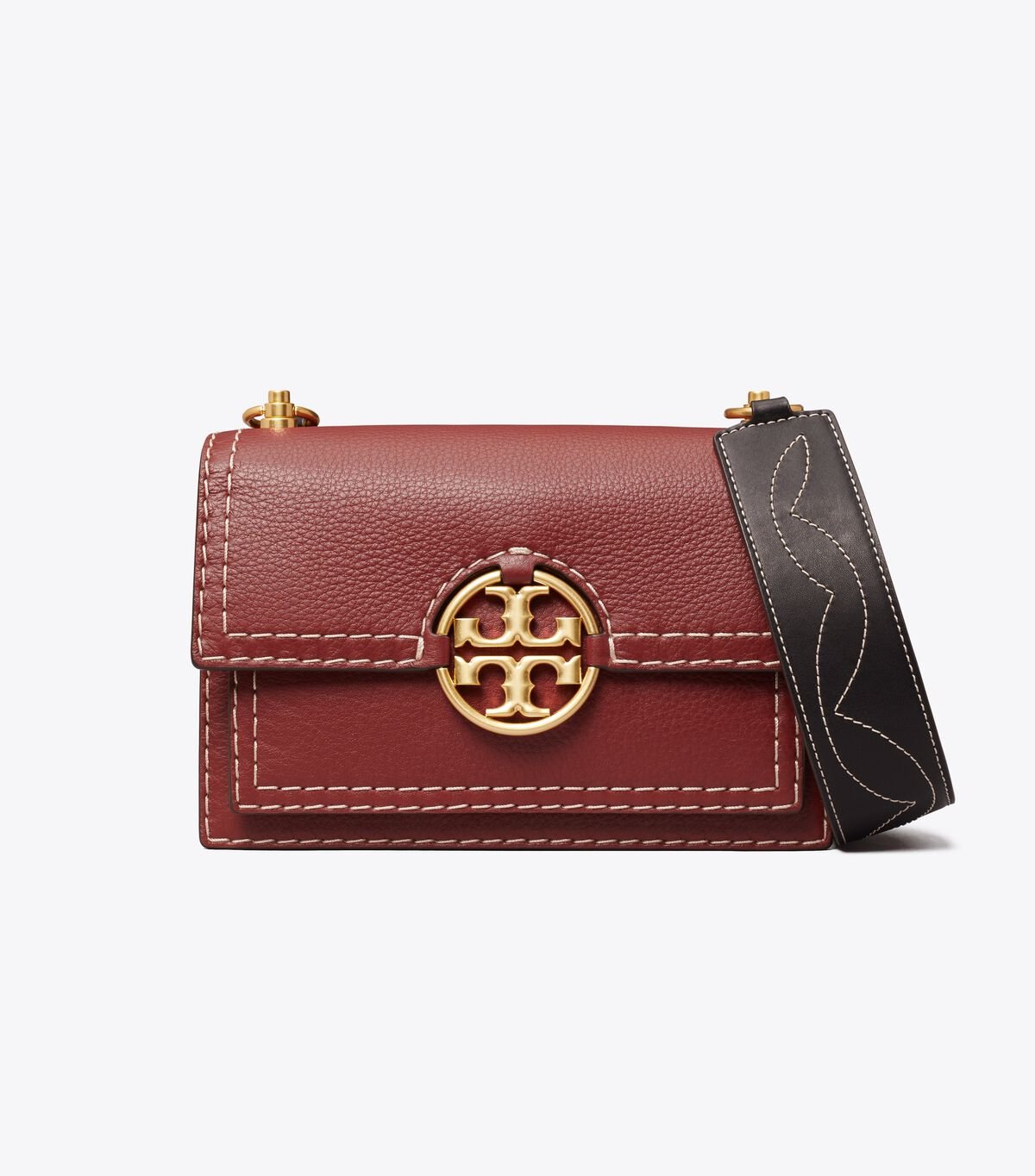 Red Tory Burch Small Miller Western Flap Women's Shoulder Bags | OUTLET-15639429