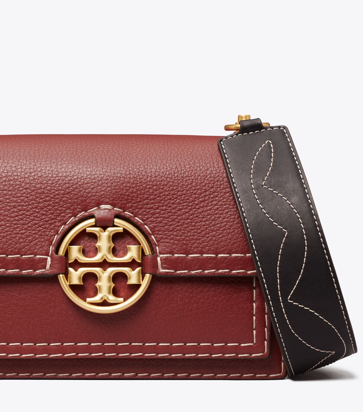 Red Tory Burch Small Miller Western Flap Women's Shoulder Bags | OUTLET-15639429