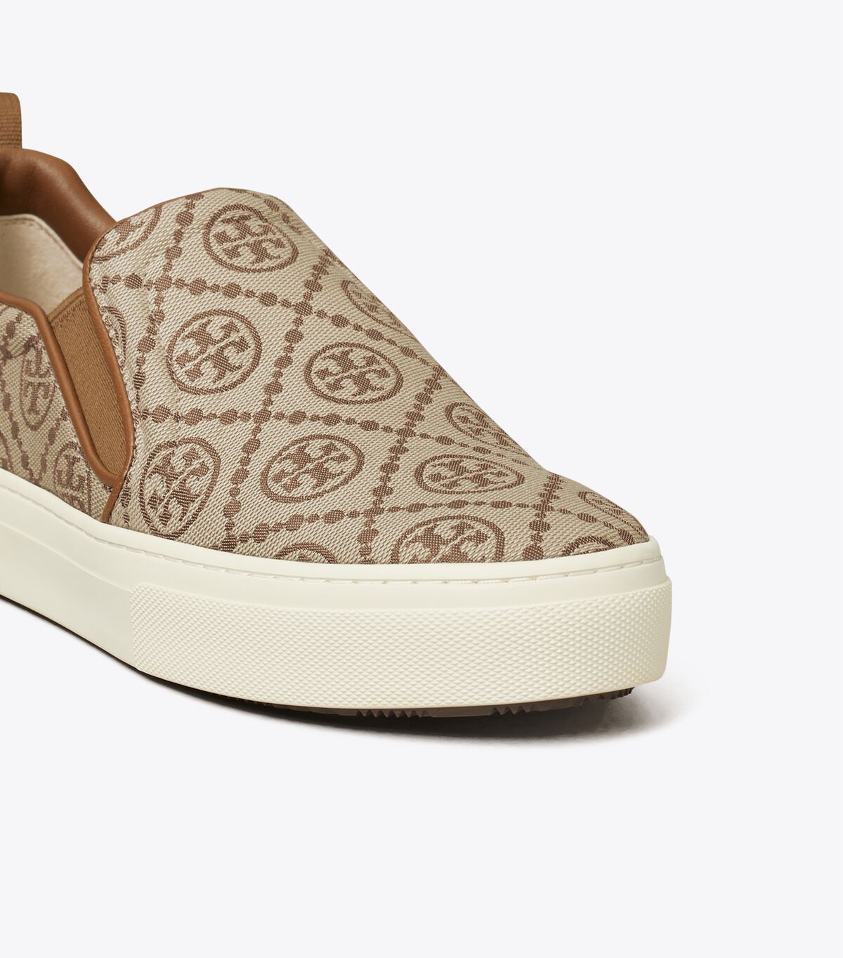 Royal Brown Tory Burch T Monogram Slip-on Women's Sneakers | OUTLET-43607899