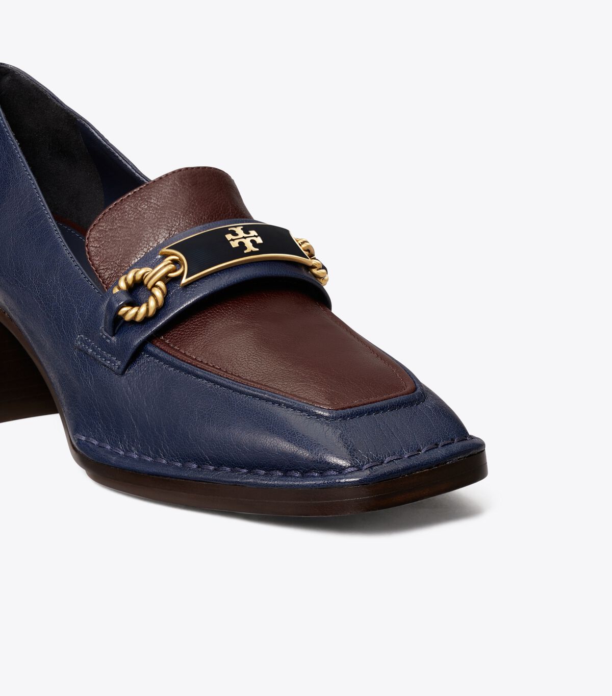 Royal Navy / Purple Tory Burch Perrine Women's Loafers | OUTLET-63045289