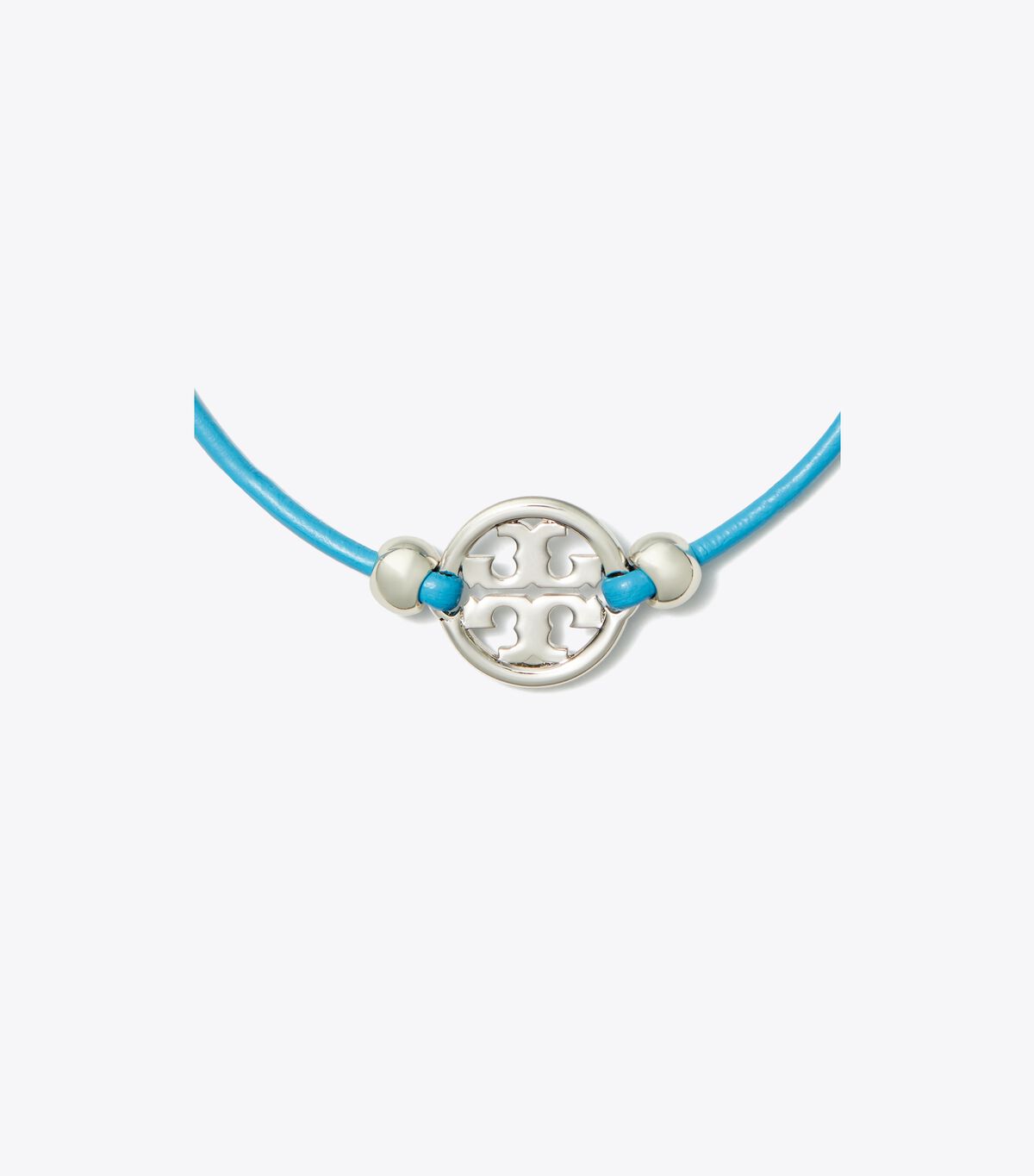 Silver / Blue Tory Burch Miller Slider Women's Bracelet | OUTLET-14528969