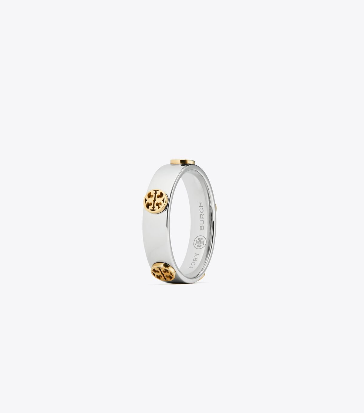 Silver / Gold Tory Burch Miller Stud Women\'s Ring | OUTLET-28913749