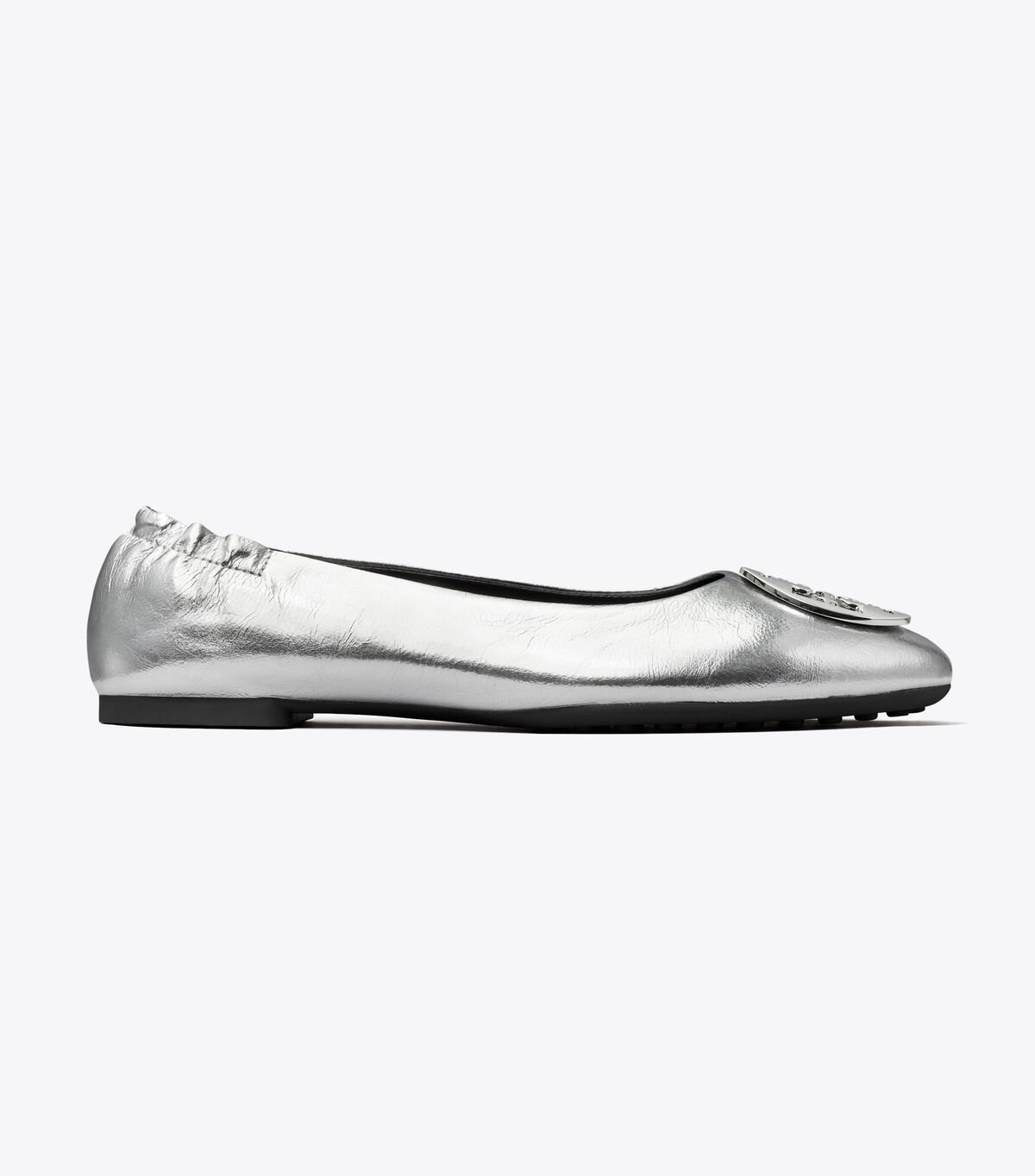 Silver Tory Burch Claire Women's Ballet Flats | OUTLET-04753919