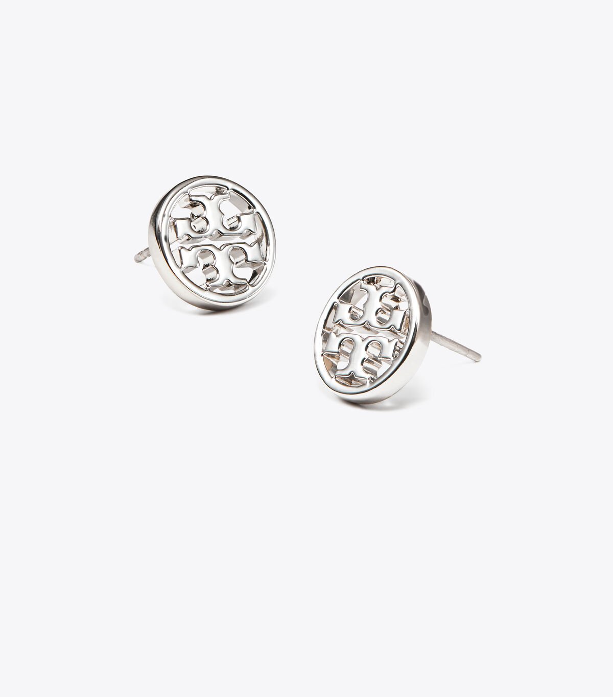 Silver Tory Burch Miller Stud Women's Earrings | OUTLET-26845709