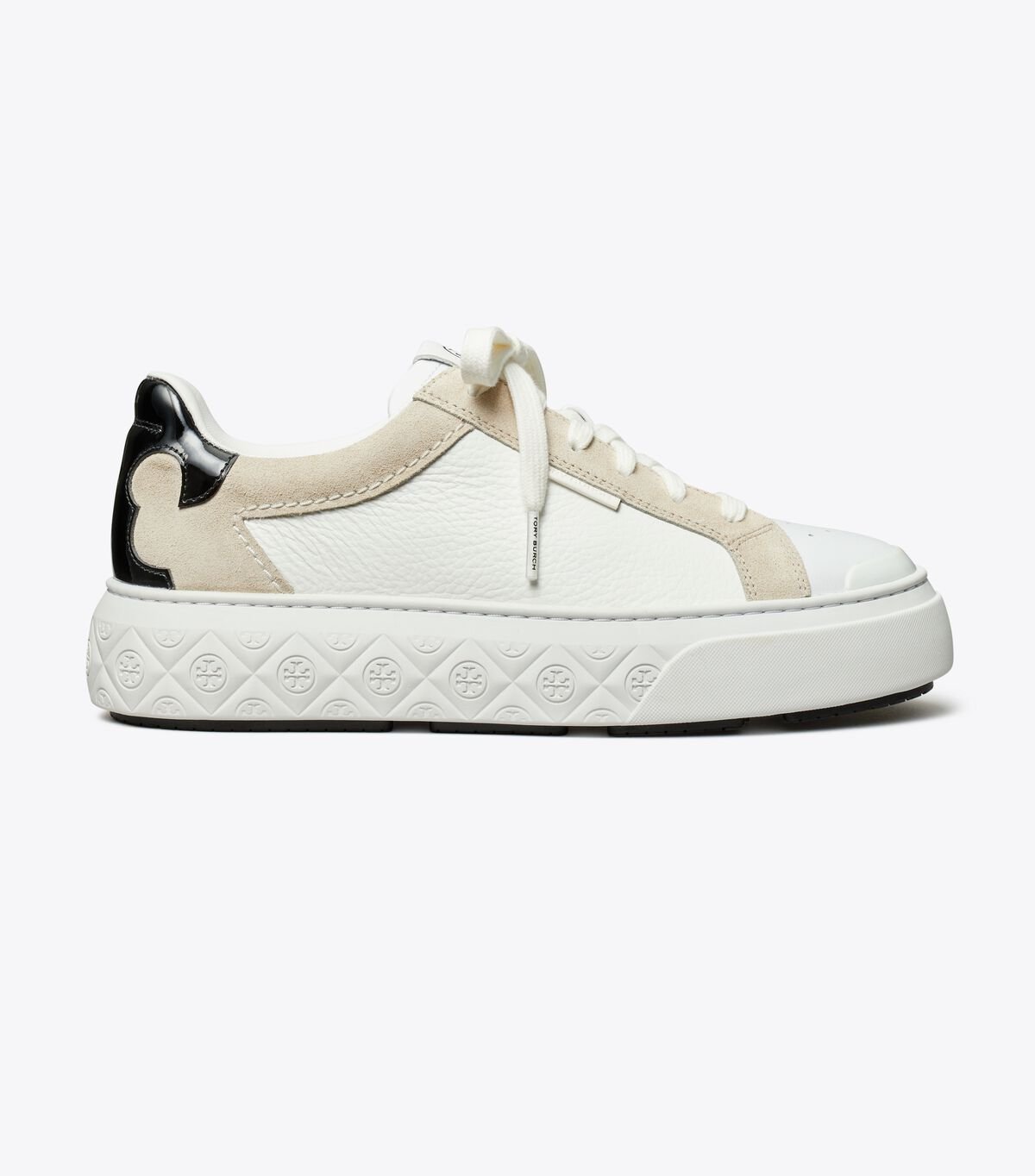 Titanium White / Black Tory Burch Ladybug Women's Sneakers | OUTLET-70381469