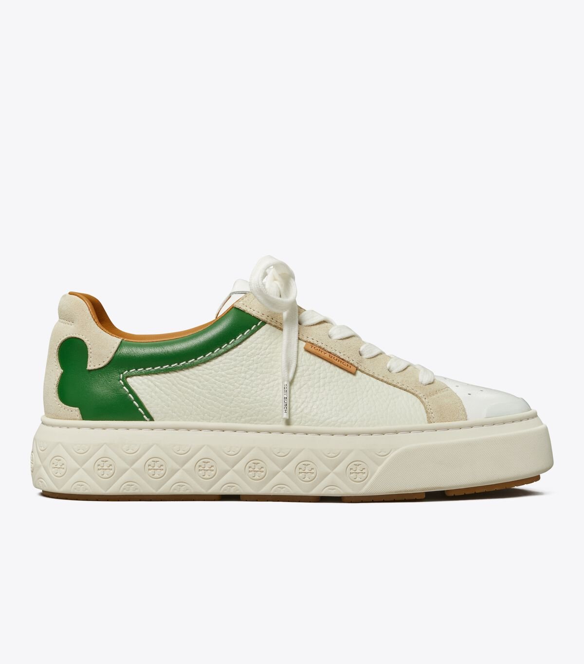 White / Cream / Green Tory Burch Ladybug Women's Sneakers | OUTLET-39504179