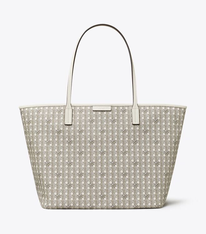 White Tory Burch Ever-ready Zip Women's Tote Bags | OUTLET-83425109