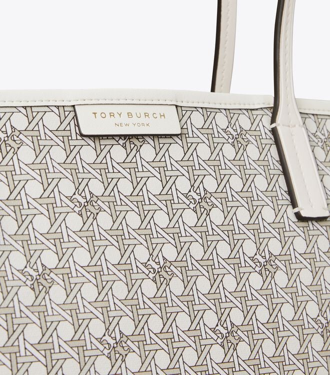 White Tory Burch Ever-ready Zip Women's Tote Bags | OUTLET-83425109