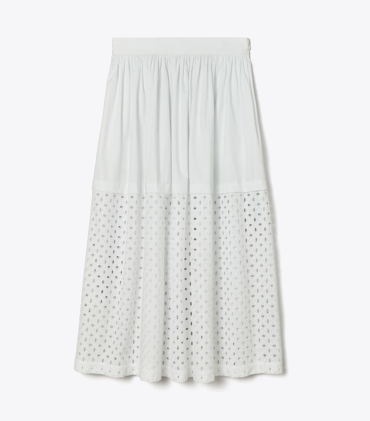 White Tory Burch Eyelet Women\'s Skirts | OUTLET-12406739