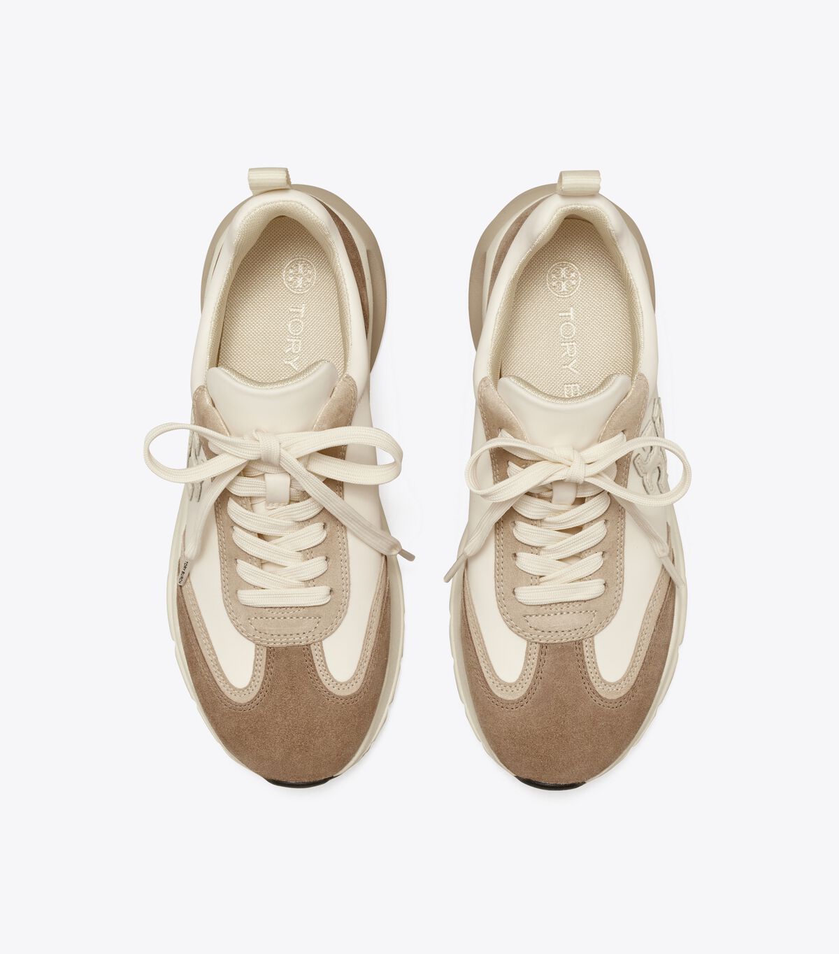 White Tory Burch Good Luck Women's Sneakers | OUTLET-01853949