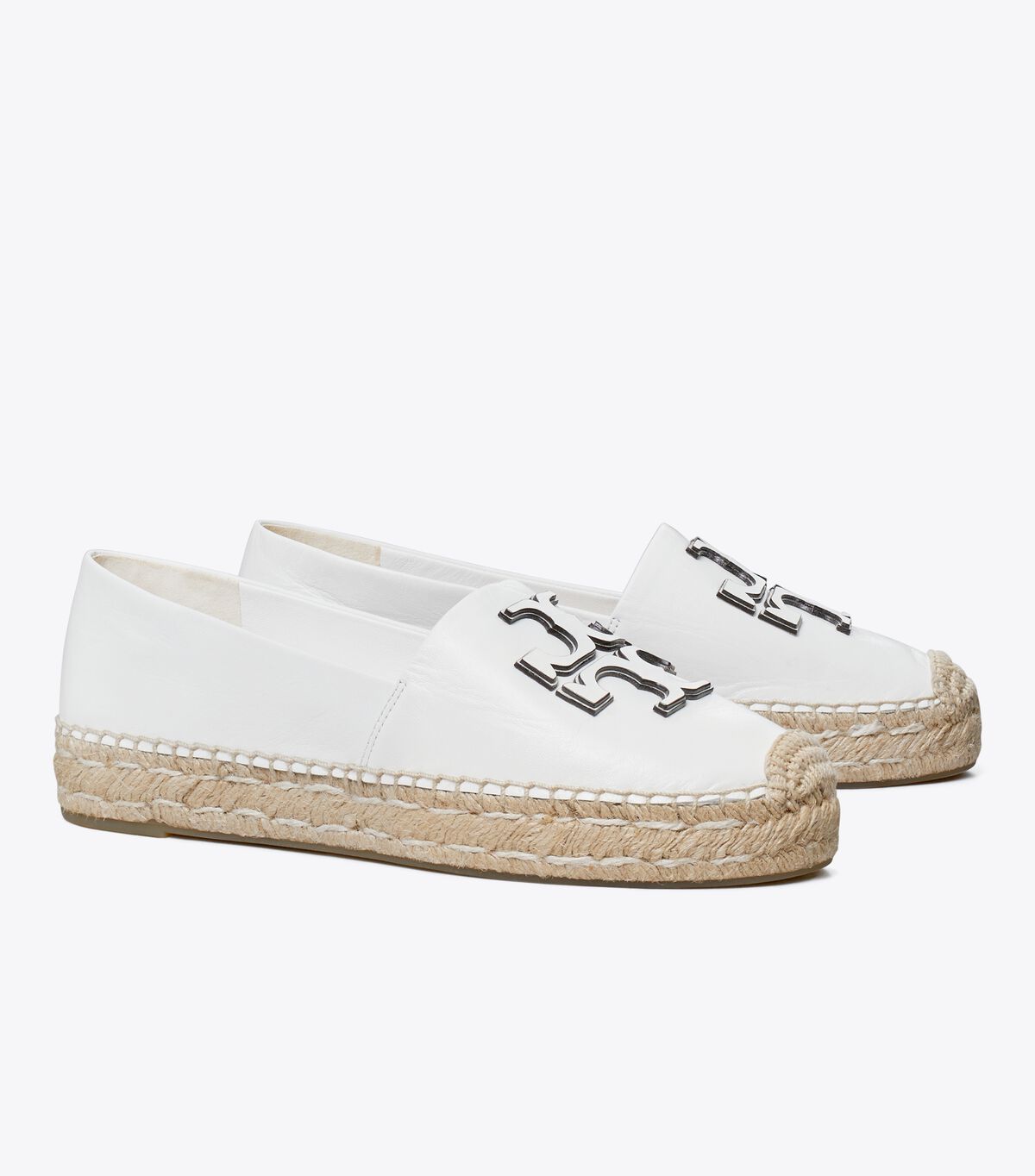 White Tory Burch Ines Platform Women\'s Ballet Flats | OUTLET-48653029