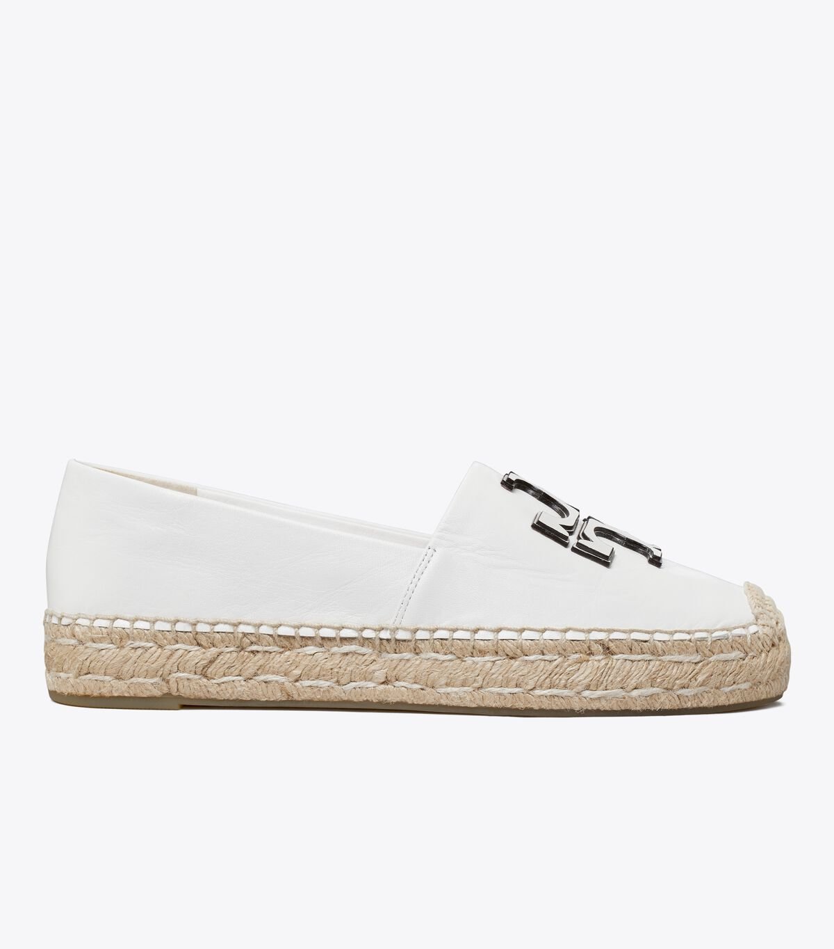 White Tory Burch Ines Platform Women's Espadrille | OUTLET-07158439