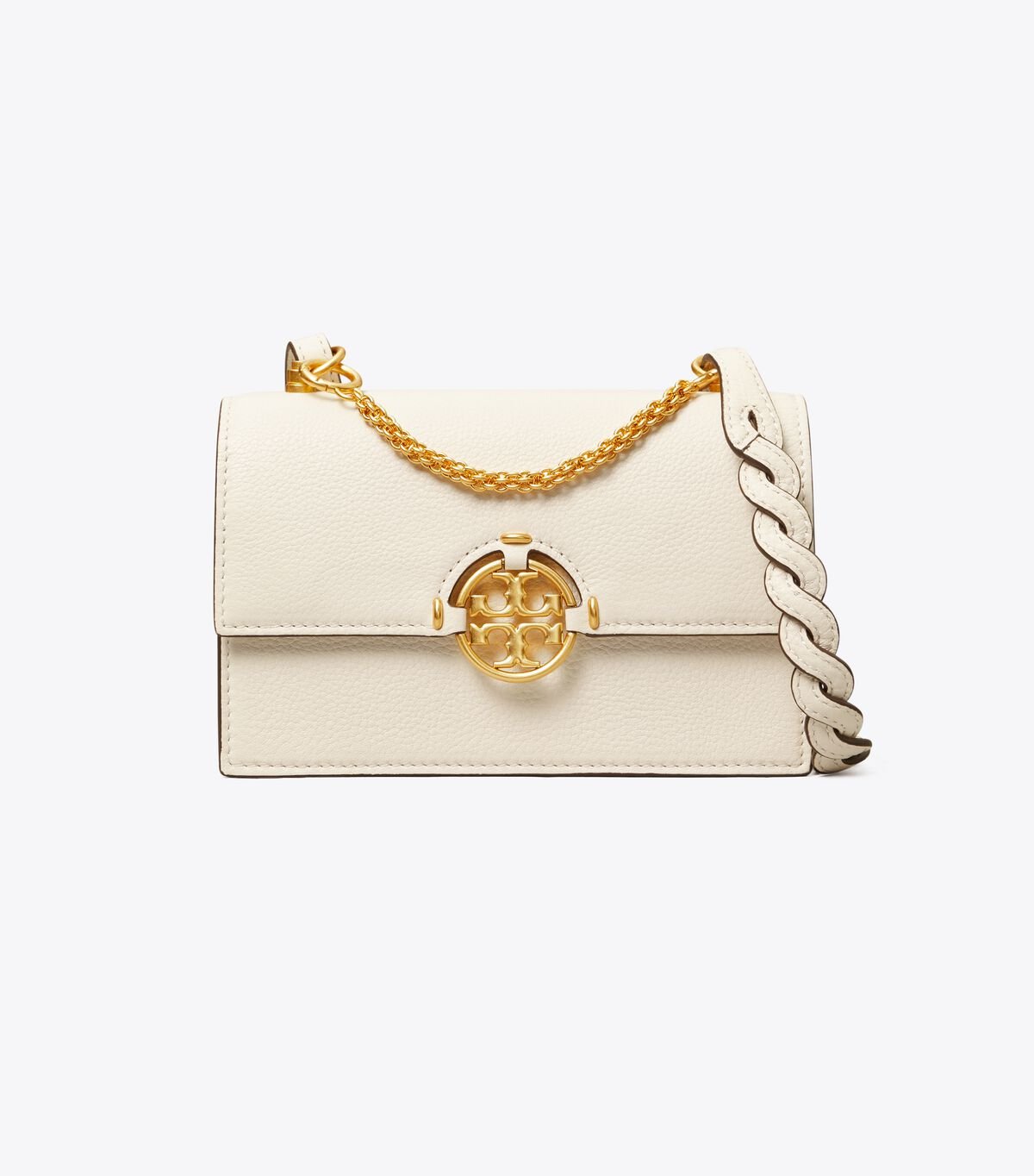 White Tory Burch Miller Mini Women's Shoulder Bags | OUTLET-68423059