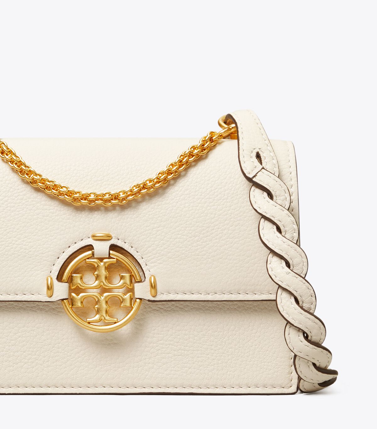 White Tory Burch Miller Mini Women's Shoulder Bags | OUTLET-68423059