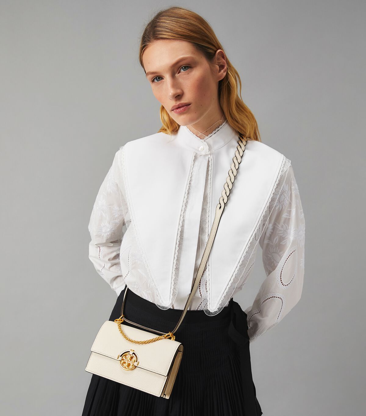 White Tory Burch Miller Women's Mini Bag | OUTLET-16023979