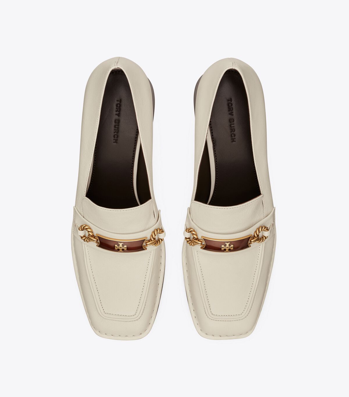 White Tory Burch Perrine Women's Loafers | OUTLET-10342979