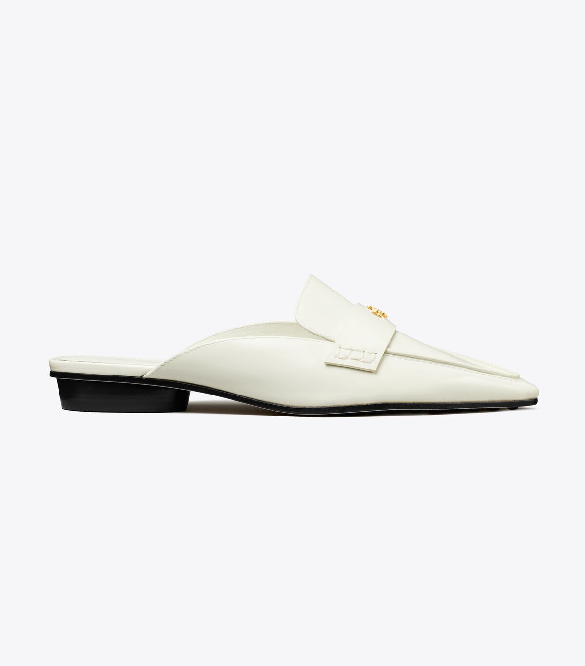 White Tory Burch Pointed Backless Women's Loafers | OUTLET-83021649