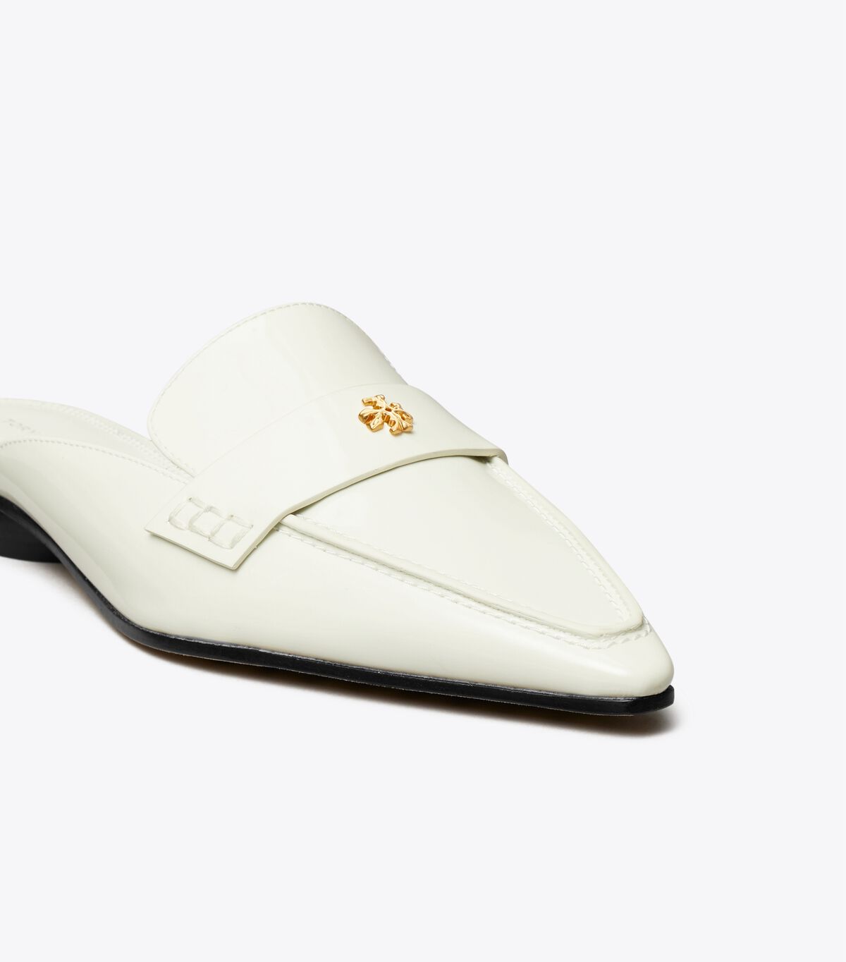 White Tory Burch Pointed Backless Women's Loafers | OUTLET-83021649