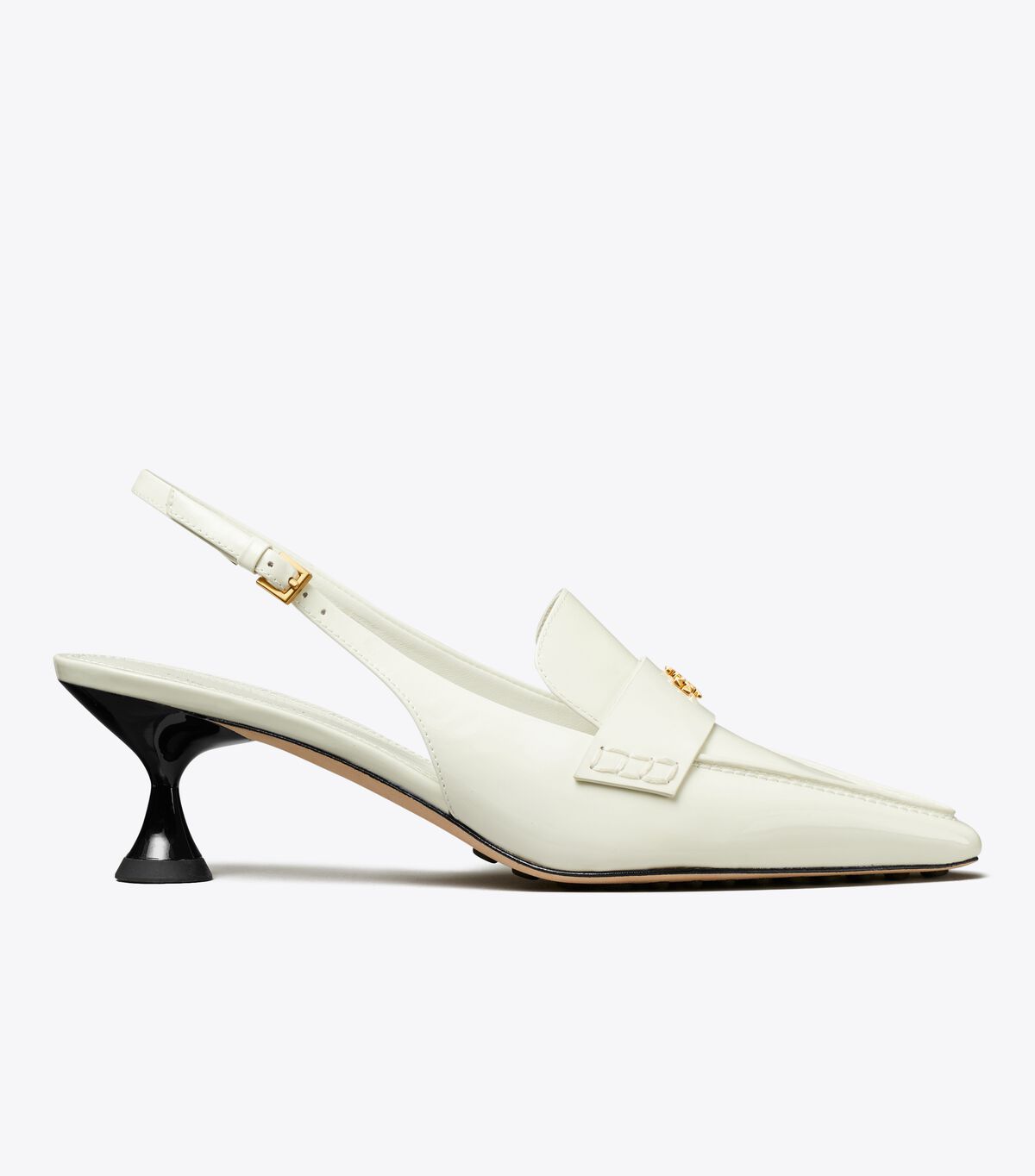 White Tory Burch Pointed Women's Mules | OUTLET-26791549