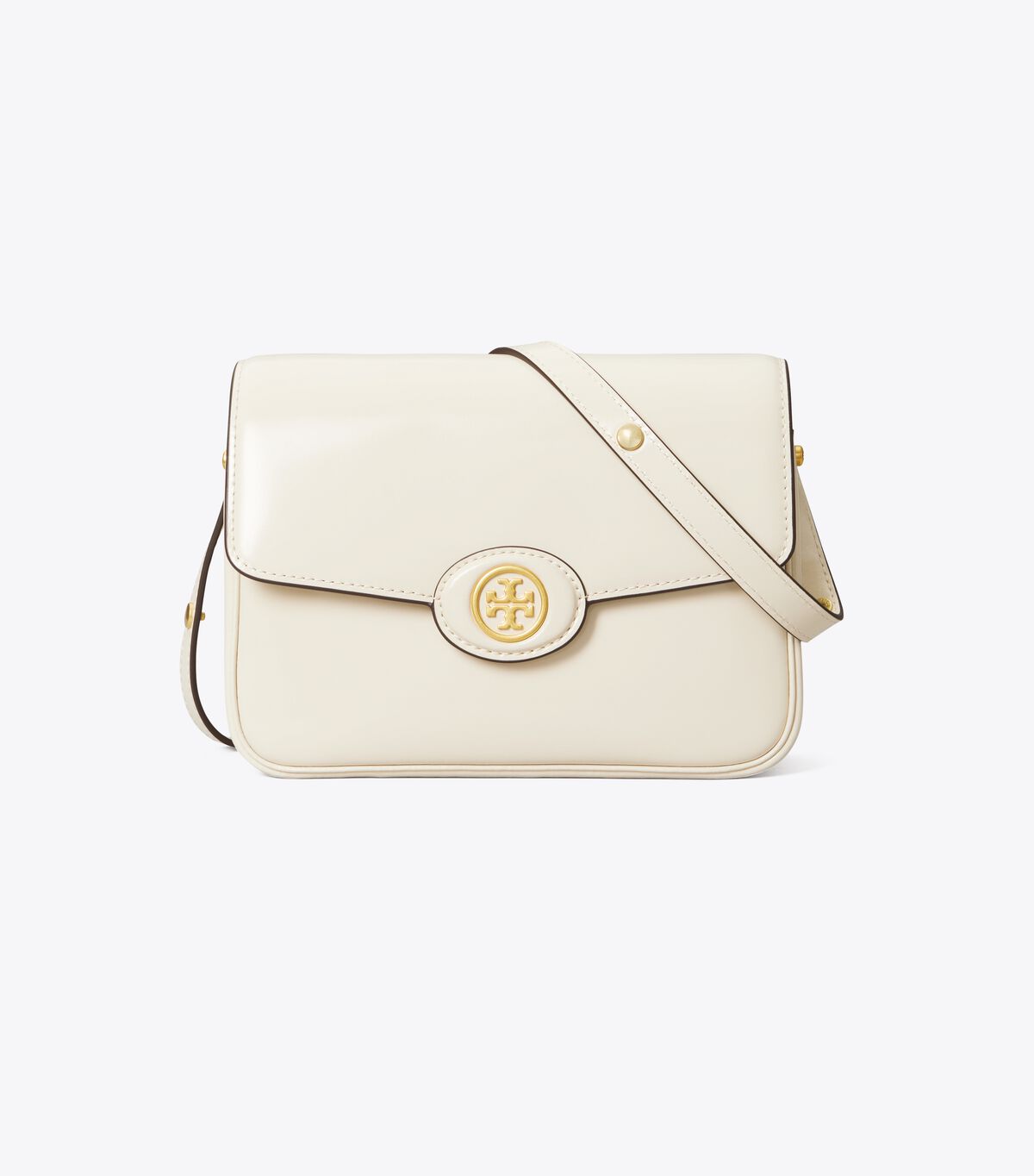 White Tory Burch Robinson Spazzolato Convertible Women's Shoulder Bags | OUTLET-90152479