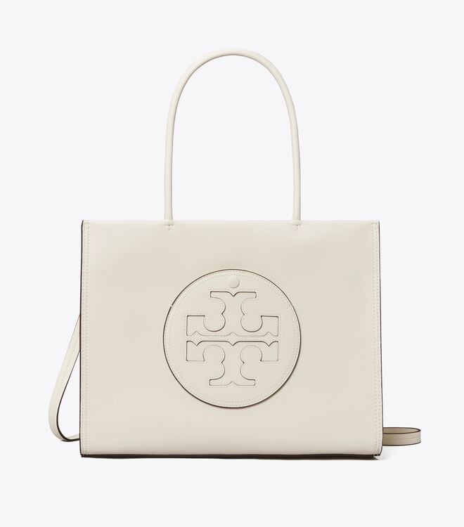 White Tory Burch Small Ella Bio Women's Tote Bags | OUTLET-67204959