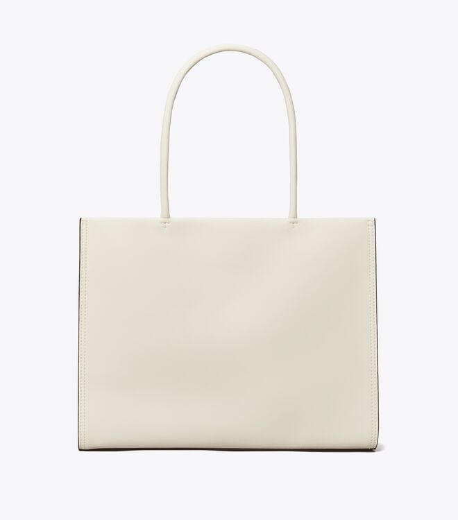 White Tory Burch Small Ella Bio Women's Tote Bags | OUTLET-67204959