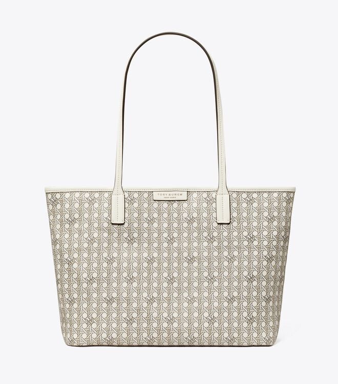 White Tory Burch Small Ever-ready Zip Women\'s Tote Bags | OUTLET-31079489