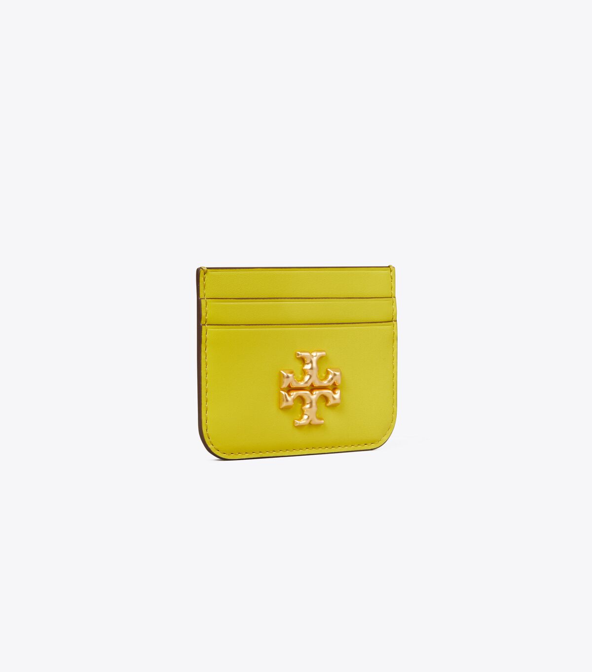 Yellow Green Tory Burch Eleanor Women\'s Card Case | OUTLET-75298309