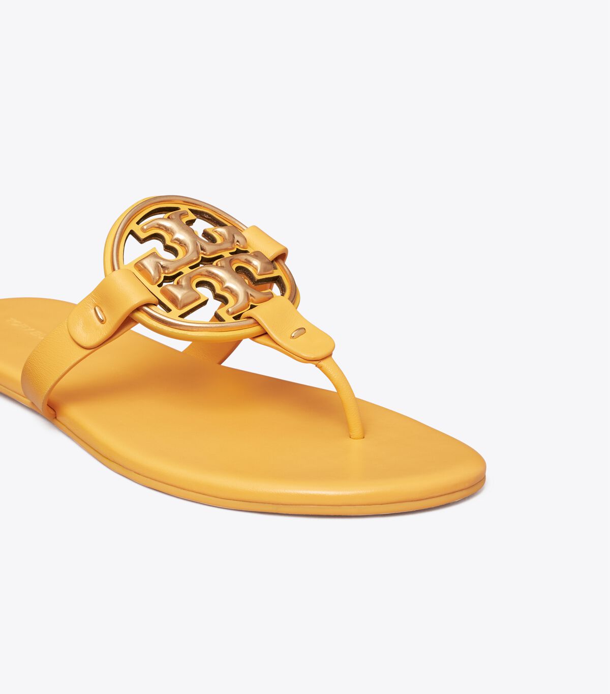 Yellow Tory Burch Metal Miller Soft Women's Sandals | OUTLET-69572419