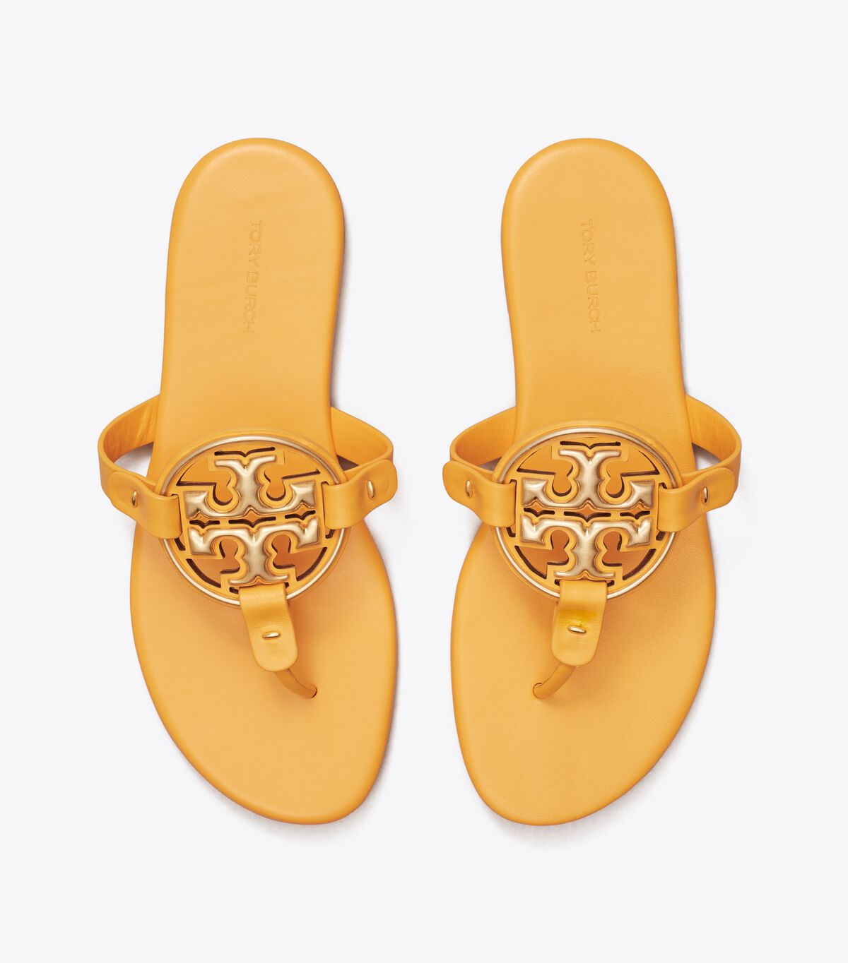 Yellow Tory Burch Metal Miller Soft Women's Sandals | OUTLET-69572419