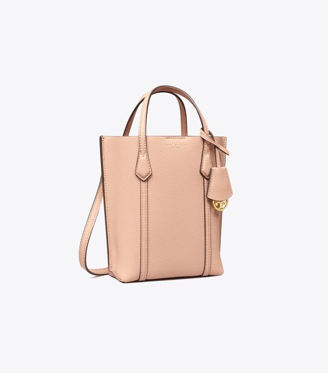 Beige Tory Burch Mini Perry Women's Tote Bags | OUTLET-19427039