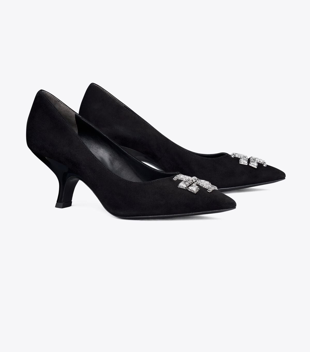 Black Tory Burch Eleanor Pavé Women's Heels | OUTLET-56981709