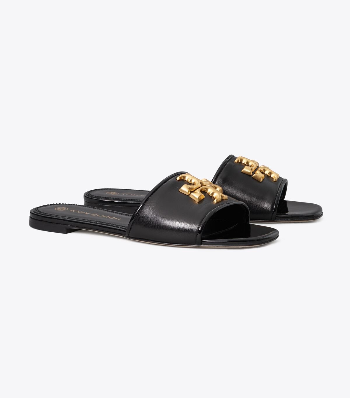 Black Tory Burch Eleanor Women's Sandals | OUTLET-45690239