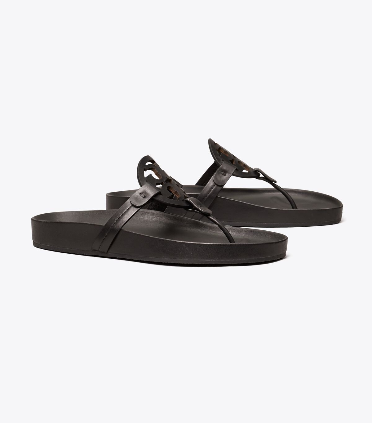 Black Tory Burch Miller Cloud Women's Sandals | OUTLET-89372459