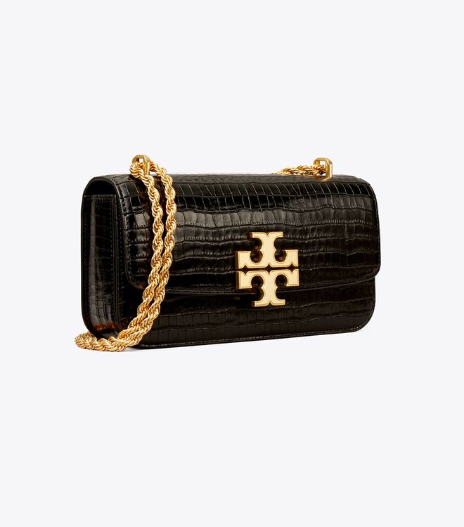 Black Tory Burch Small Eleanor Rectangular Women's Shoulder Bags | OUTLET-79803129