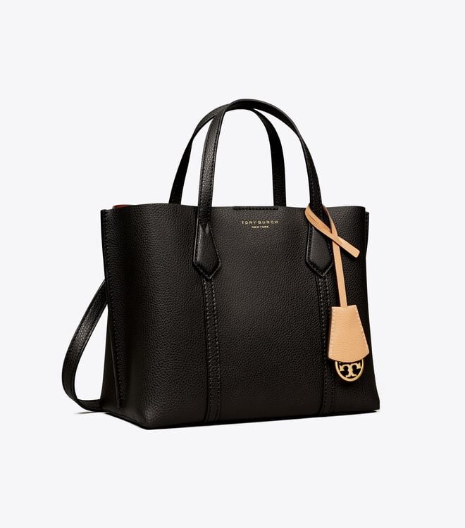 Black Tory Burch Small Perry Women's Tote Bags | OUTLET-09653489