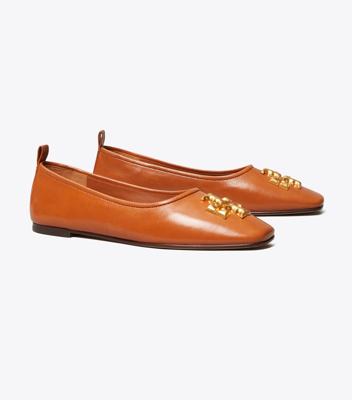 Brown Tory Burch Eleanor Women's Ballet Flats | OUTLET-09137249