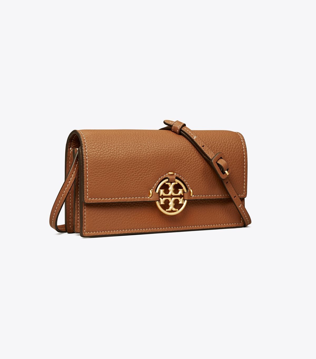 Brown Tory Burch Miller Women's Wallets | OUTLET-87254969