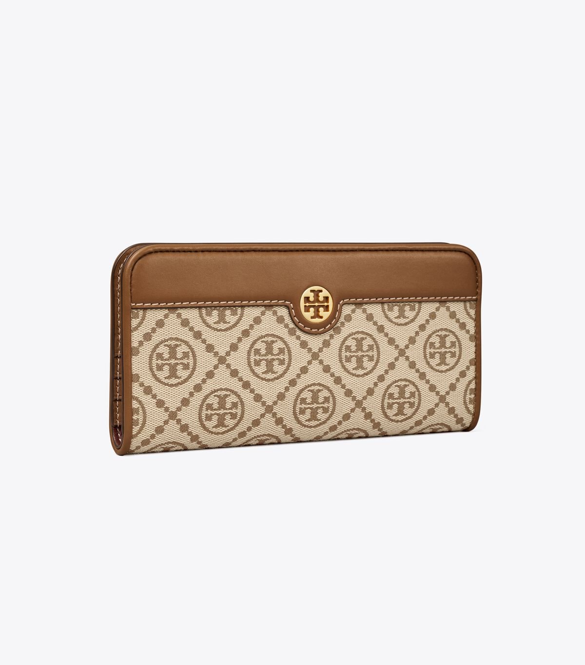 Brown Tory Burch T Monogram Women's Wallets | OUTLET-47360589