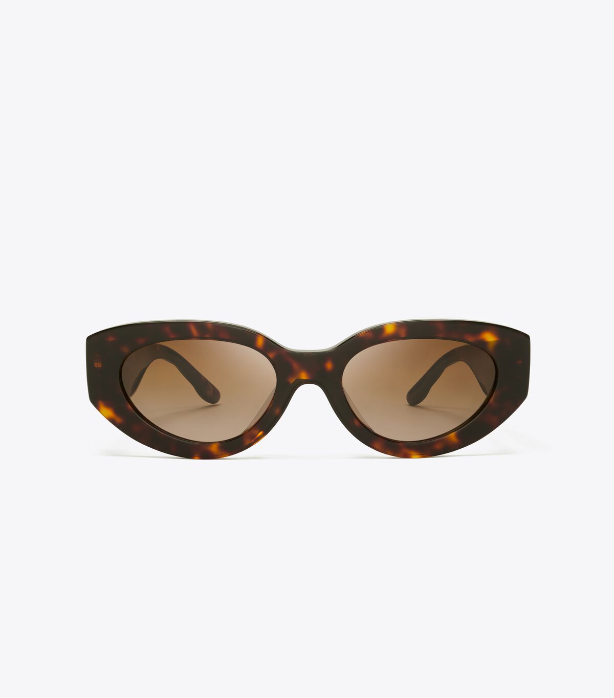 Dark Brown Tory Burch Kira Chevron Cat-eye Women's Sunglasses | OUTLET-87249319