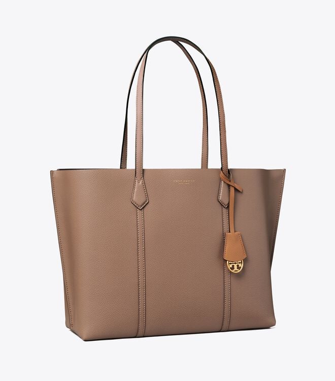 Dark Brown Tory Burch Perry Women's Tote Bags | OUTLET-59648219