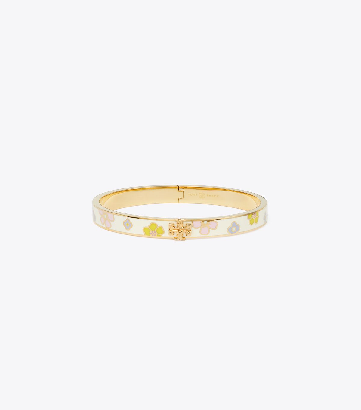 Gold Tory Burch Kira Enamel 7mm Women's Bracelet | OUTLET-80796319