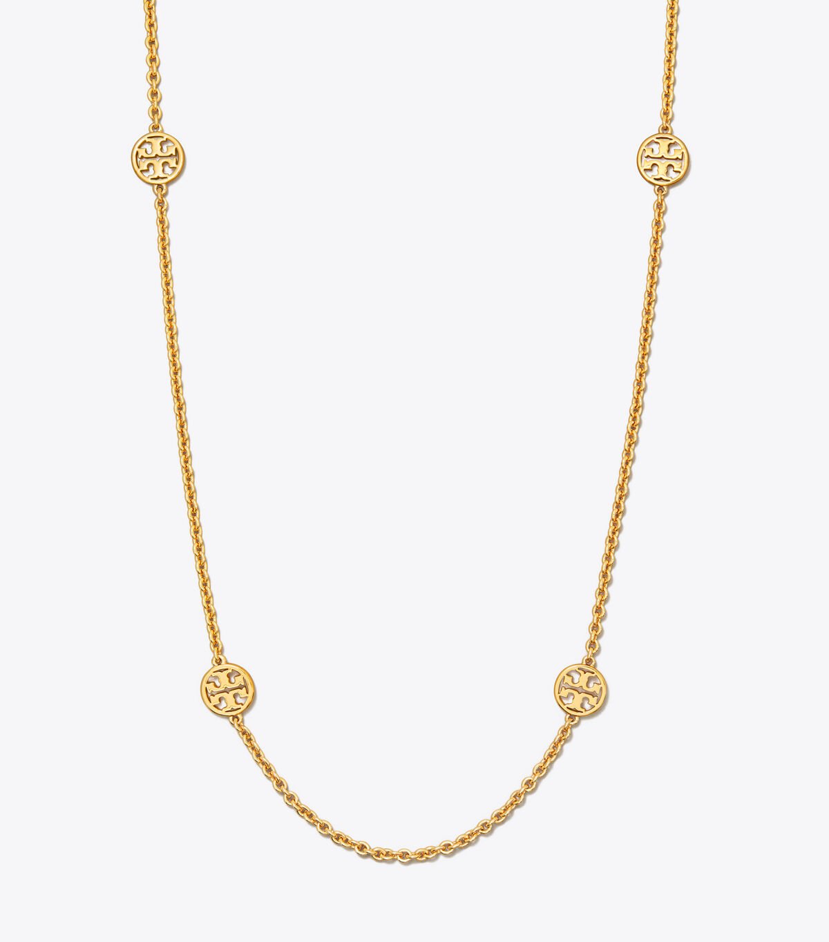 Gold Tory Burch Miller Delicate Women's Necklace | OUTLET-32517809